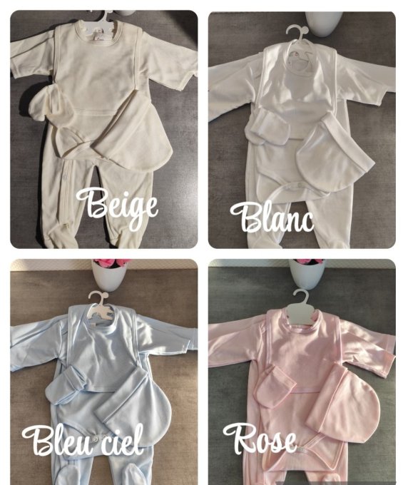 Pyjama 5 pièces coton 