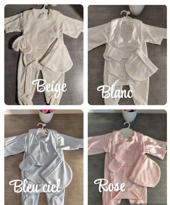 Pyjama 5 pièces coton