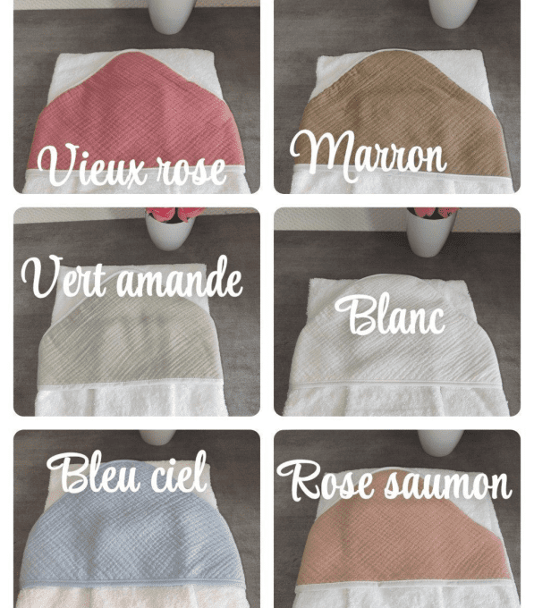 Cape de bain + gant de toilette